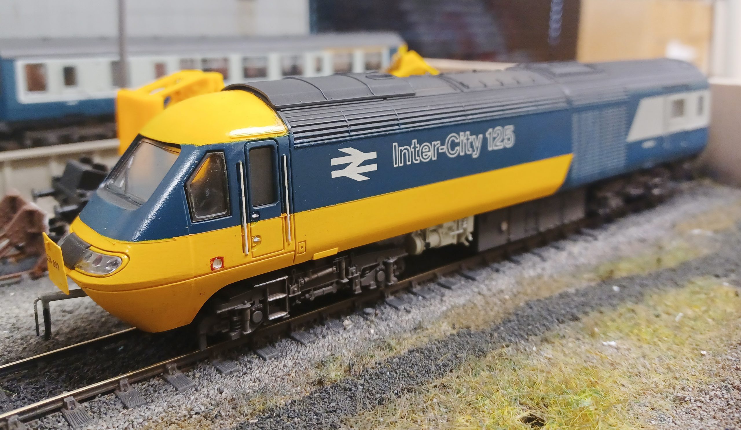 Lima Class 43 HST power car with extra details.