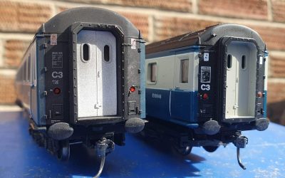 Red lights! – Adding dummy rear marker lights to a lima/Hornby Mk3 Sleeper.