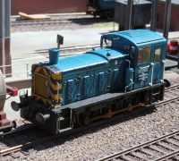 Miles away from its own depot, 03089 catches the evening sun