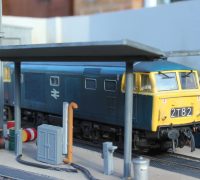 Hymek 7017 on the fuel line. 