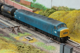 Detailed and weathered by Richard King 46008 by Bachmann. Photographed at Dartmouth Road.