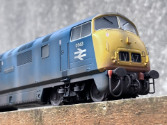 Detailed, renumbered and weathered Bachmann model by Kim Durose.  D843 Sharpshooter