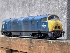Detailed, renumbered and weathered Bachmann model by Kim Durose.  D843 Sharpshooter